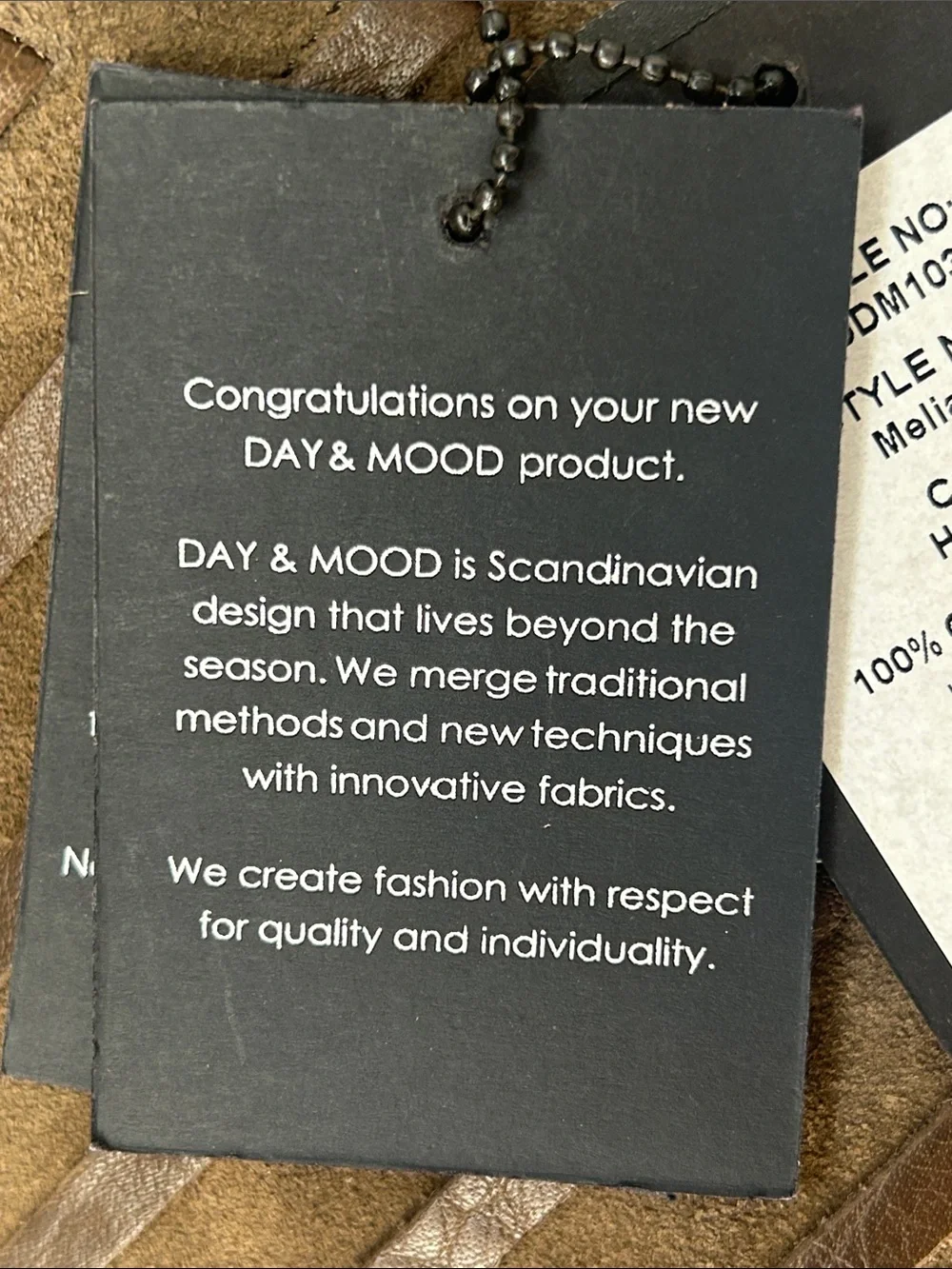 NWT Anthropologie Day & Mood Melia Tote in Hampsand